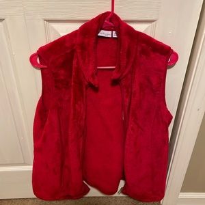 Red soft vest